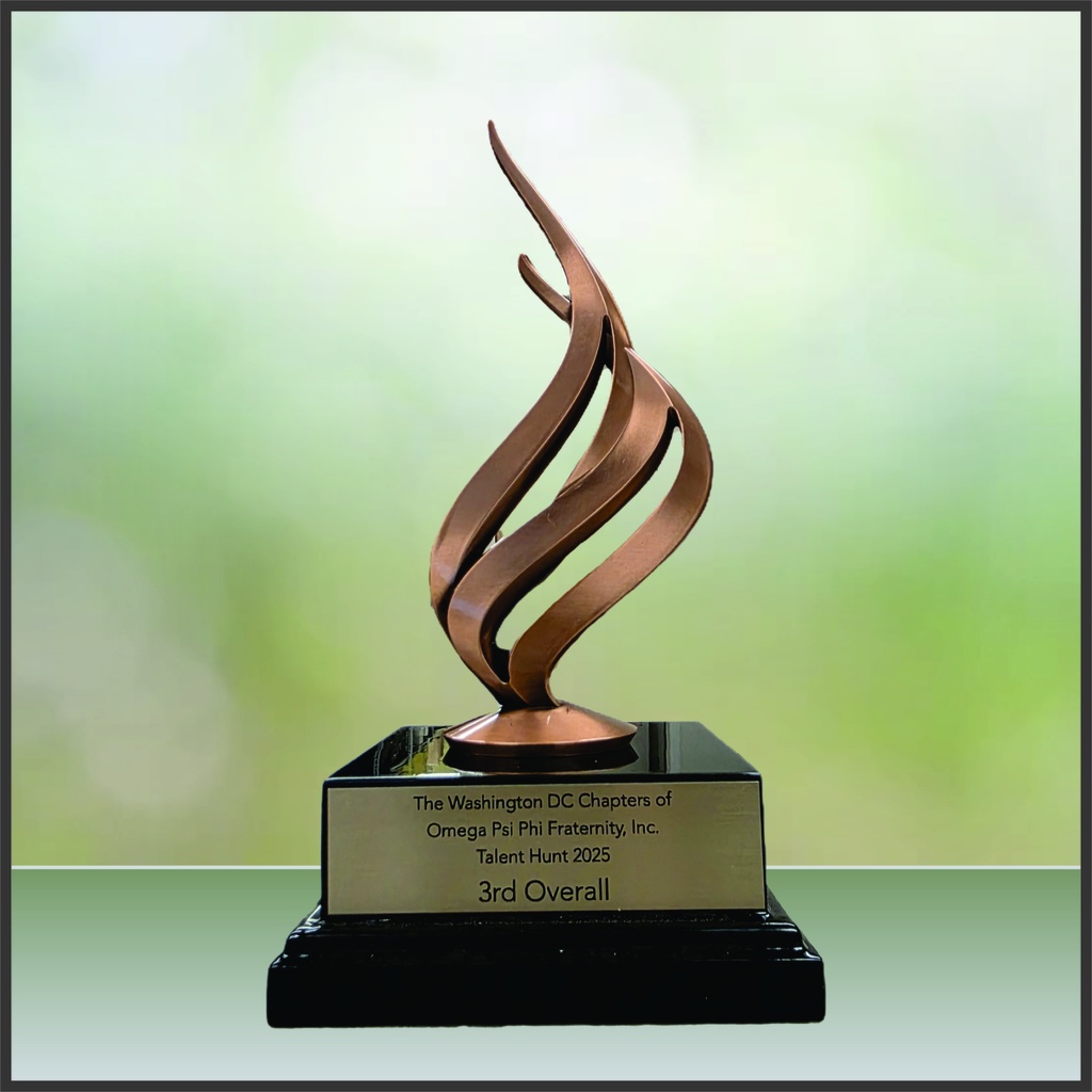 Metal Flame Trophy