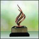 Metal Flame Trophy