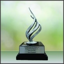 Metal Flame Trophy