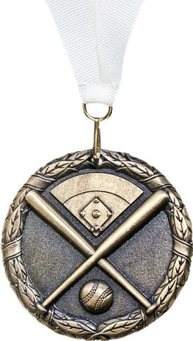 Baseball 3D Medal