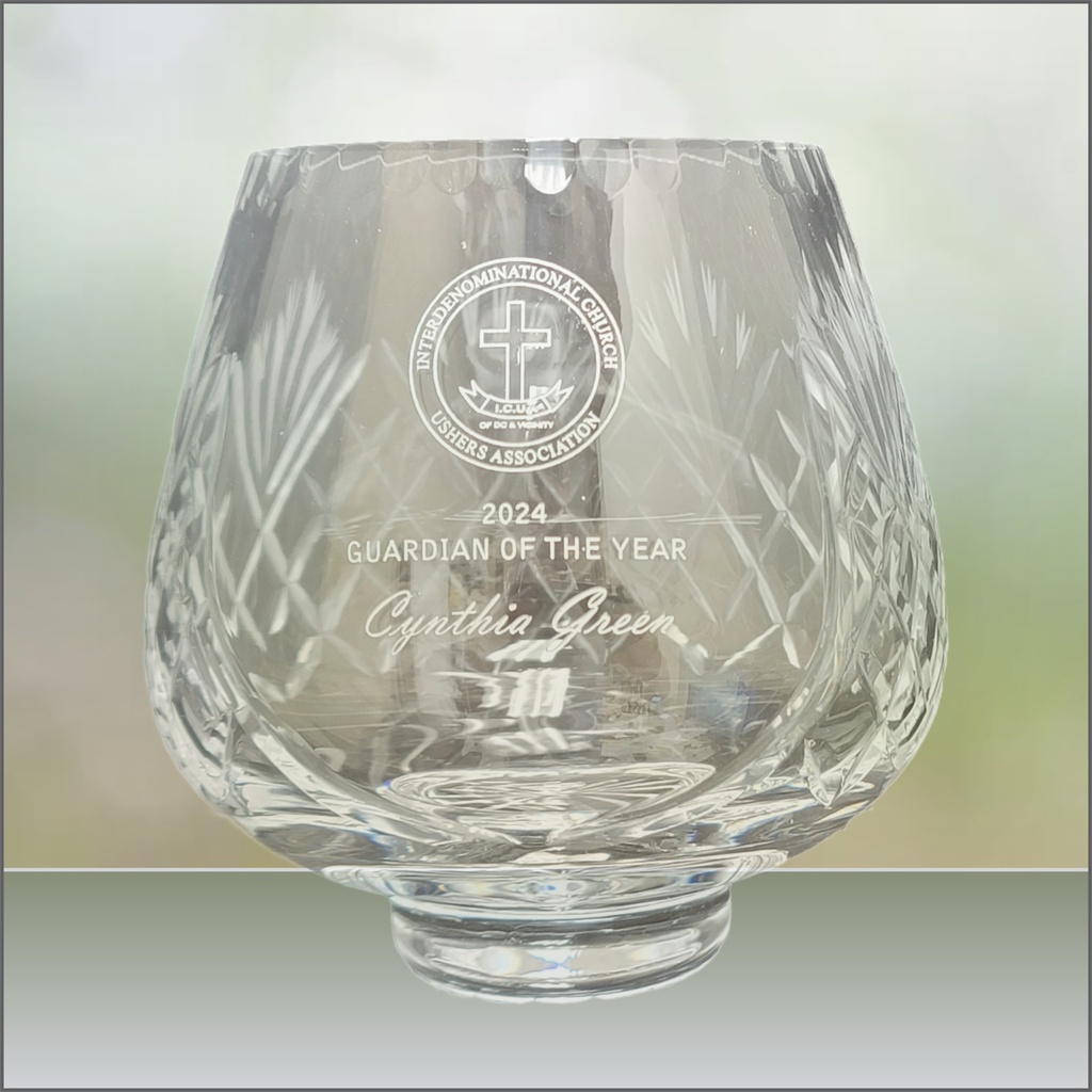Crystal Rose Bowl