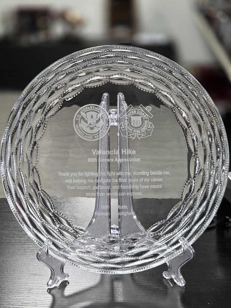 Fluted Glass Tray