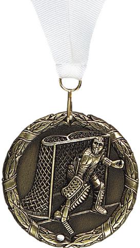 Hockey Goal Medal 3D Medal