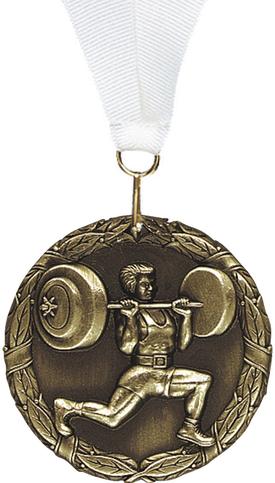 Weight Lifting 3D Medal