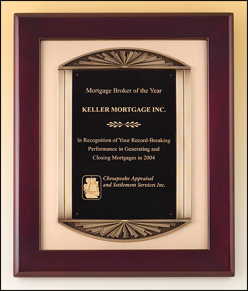 P4139 Cast Frame Plaque