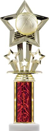 Star Sports Trophy w/ round column