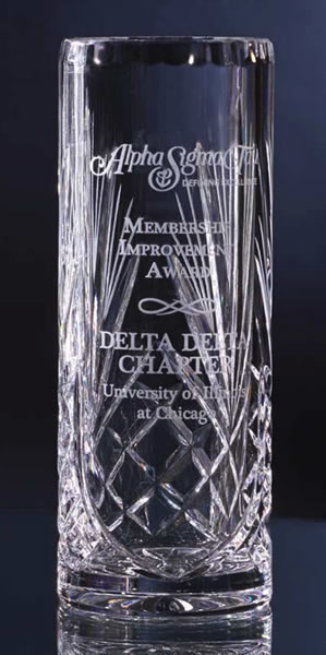 Crystal Cylindar Vase