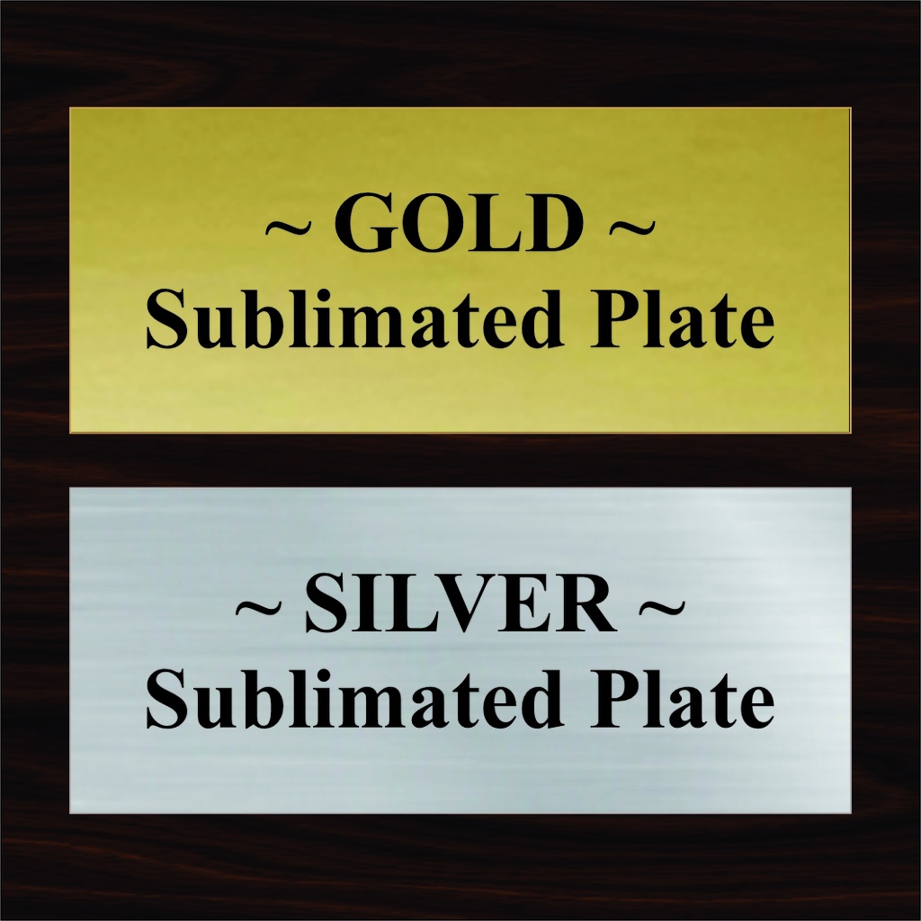 Sublimated Plate