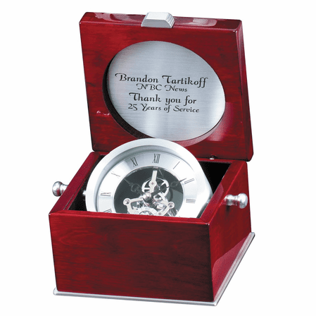 Box Clock (Silver)