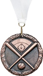 Baseball 3D Medal