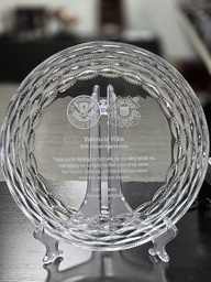 Fluted Glass Tray