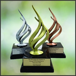 Metal Flame Trophy