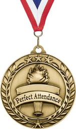 Perfect Attendance WAM-Medal