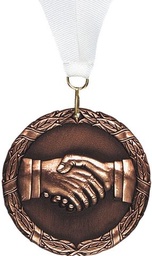 Shaking Hands 3D Medal