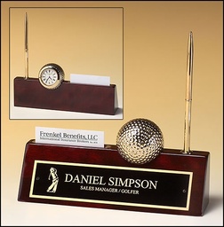 [BC525] Golf Rosewood Desk Set