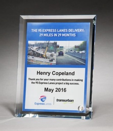[G3056] Sublimated Glass Award
