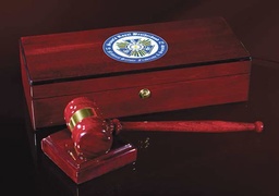 [GB-681] Rosewood Gavel Box Set