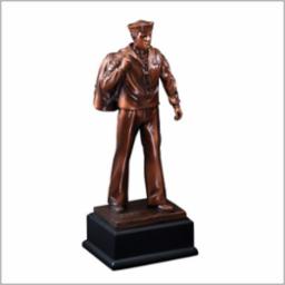 [54207] Navy Resin Statue