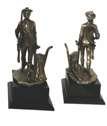 NGLSB - 14 inch Minuteman Statue with base
