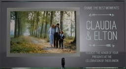 [F475H-S] Clear Glass Horizontal Frame